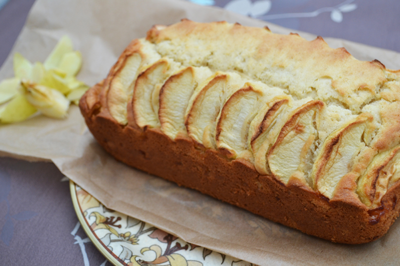 Pommes whisky cake